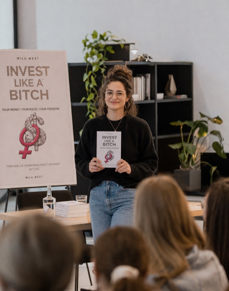 Mila West presenting Invest Like a Bitch